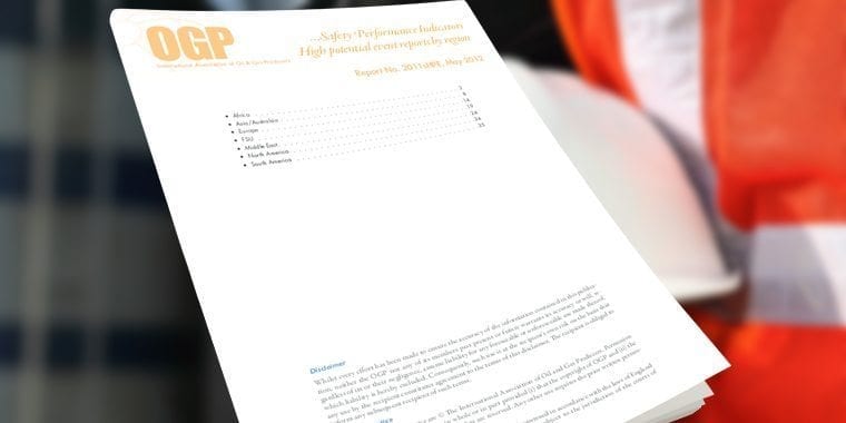 Safety performance indicators - 2011 data, high potential event descriptions