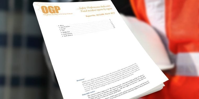Safety performance indicators - 2012 data - Fatal incident descriptions