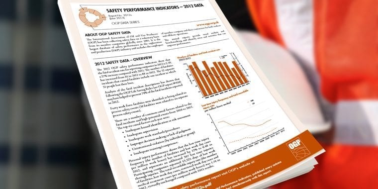 Safety performance indicators - 2012 data - Executive summary