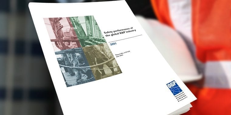 Safety performance of the global E&P industry - 2001 data