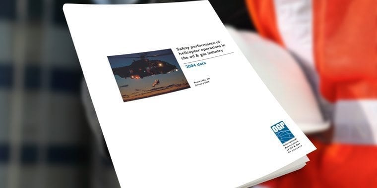 Safety performance of helicopter operations in the oil & gas industry - 2004 data