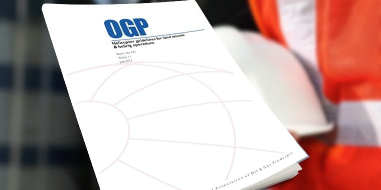 Helicopter guidelines for land seismic &amp; helirig operations