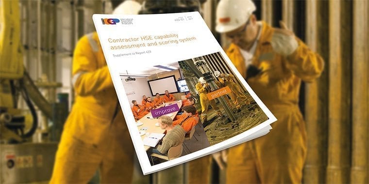 Contractor HSE capability assessment and scoring system - Supplement to Report 423
