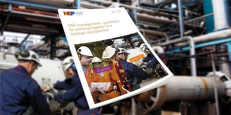 HSE management guidelines for working together in a contract environment