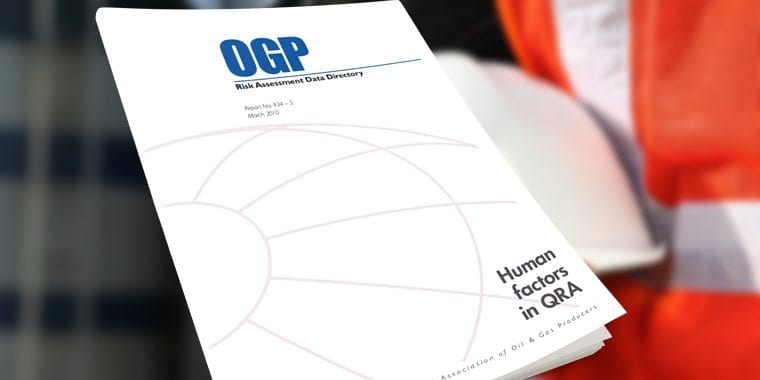 Risk assessment data directory - Human factors in QRA