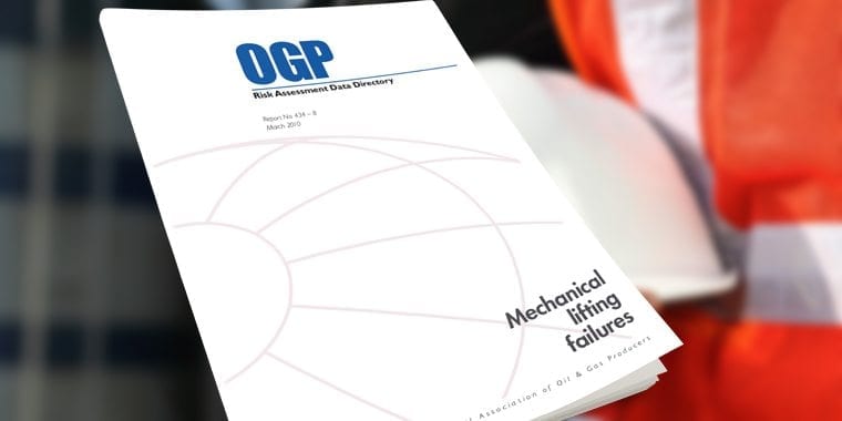 Risk assessment data directory - Mechanical lifting failures
