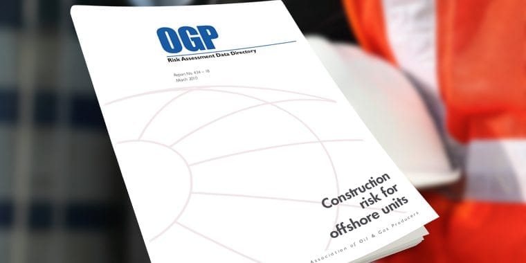 Risk assessment data directory - Construction risk for offshore units