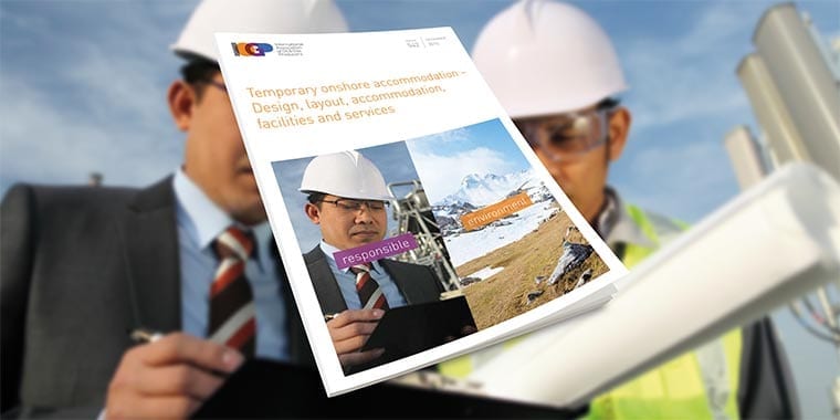 Temporary onshore accommodation - Design, layout, accommodation, facilities and services