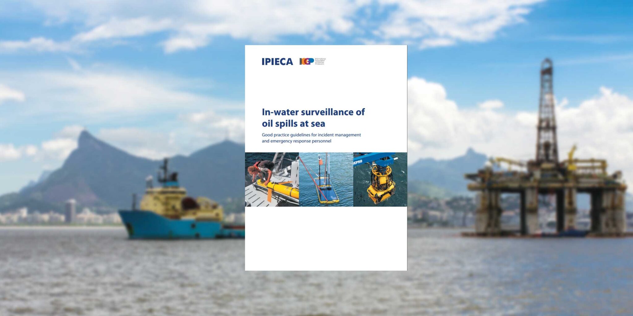 In-water surveillance of oil spills at sea 