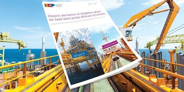 Historic derivation of reliability values for fixed steel jacket offshore structures