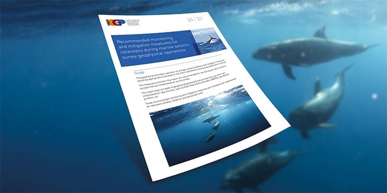 Recommended monitoring and mitigation measures for cetaceans during marine seismic survey geophysical operations
