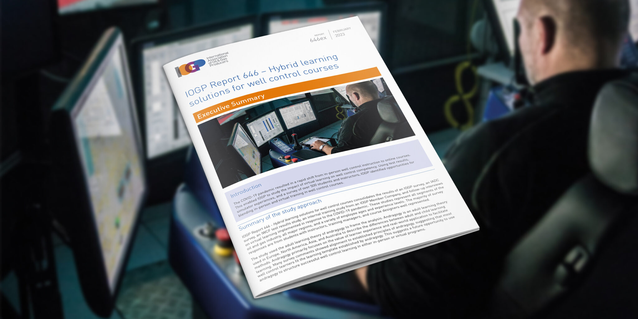 Hybrid learning solutions for well control courses - executive summary