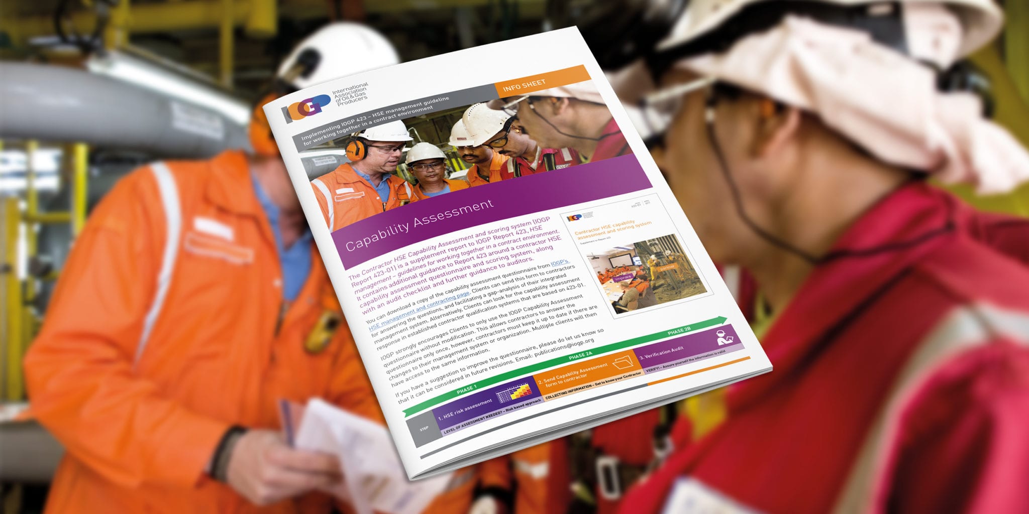 Report 423 - HSE management guidelines for working together in a contract environment - Info Sheets