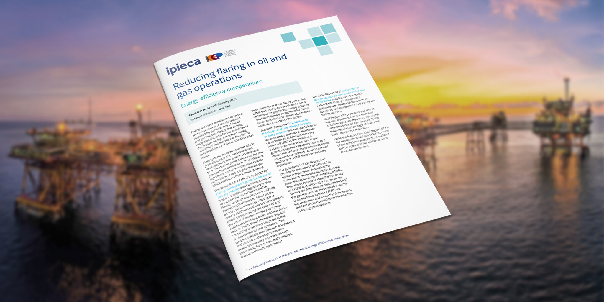 Reducing flaring in oil and gas operations - energy efficiency compendium 