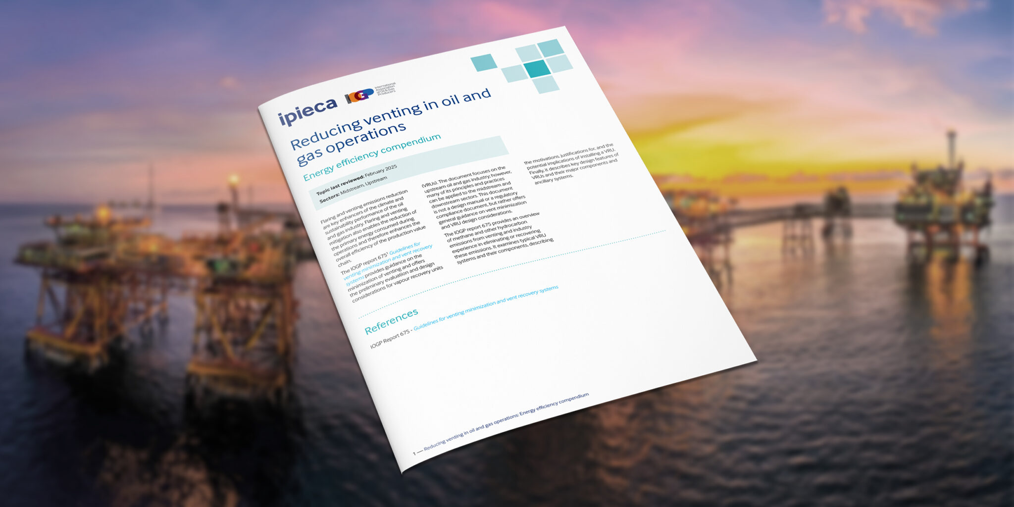 Reducing venting in oil and gas operations - energy efficiency compendium