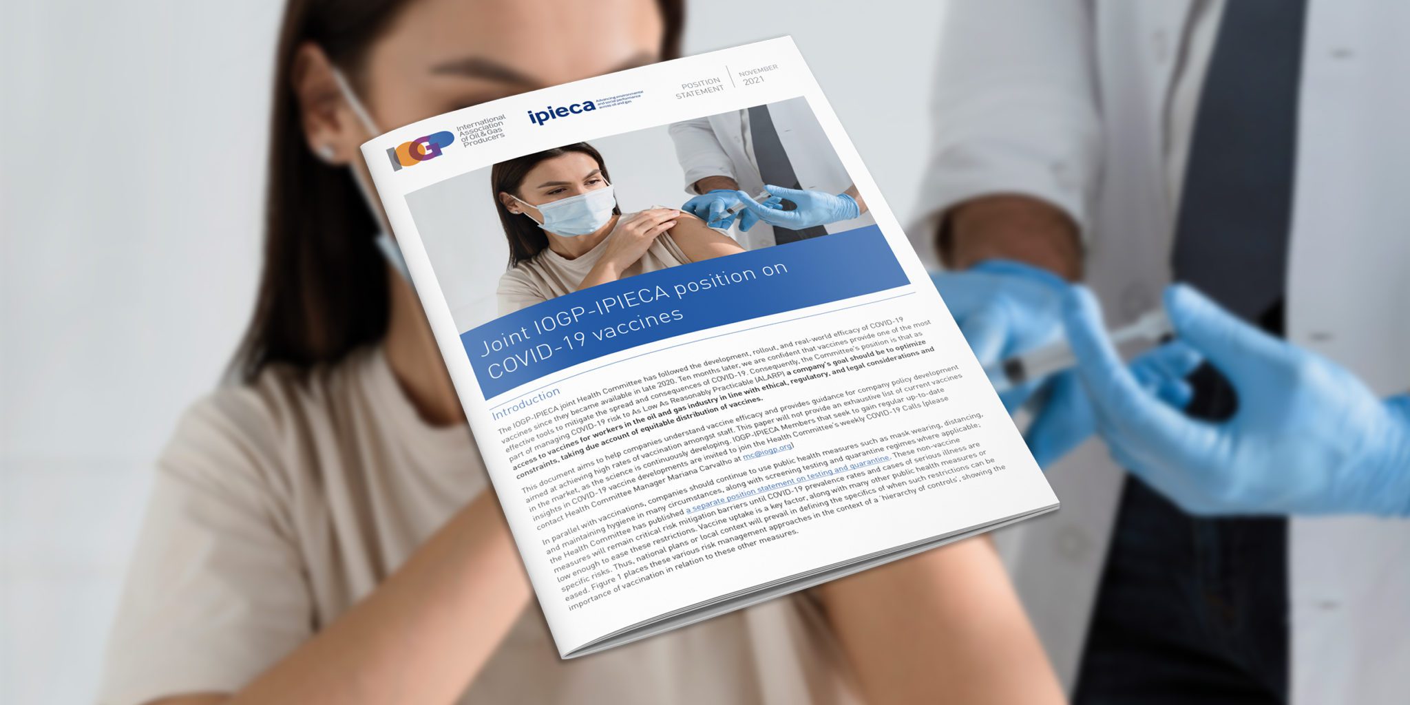 Joint IOGP-IPIECA position on COVID-19 vaccines