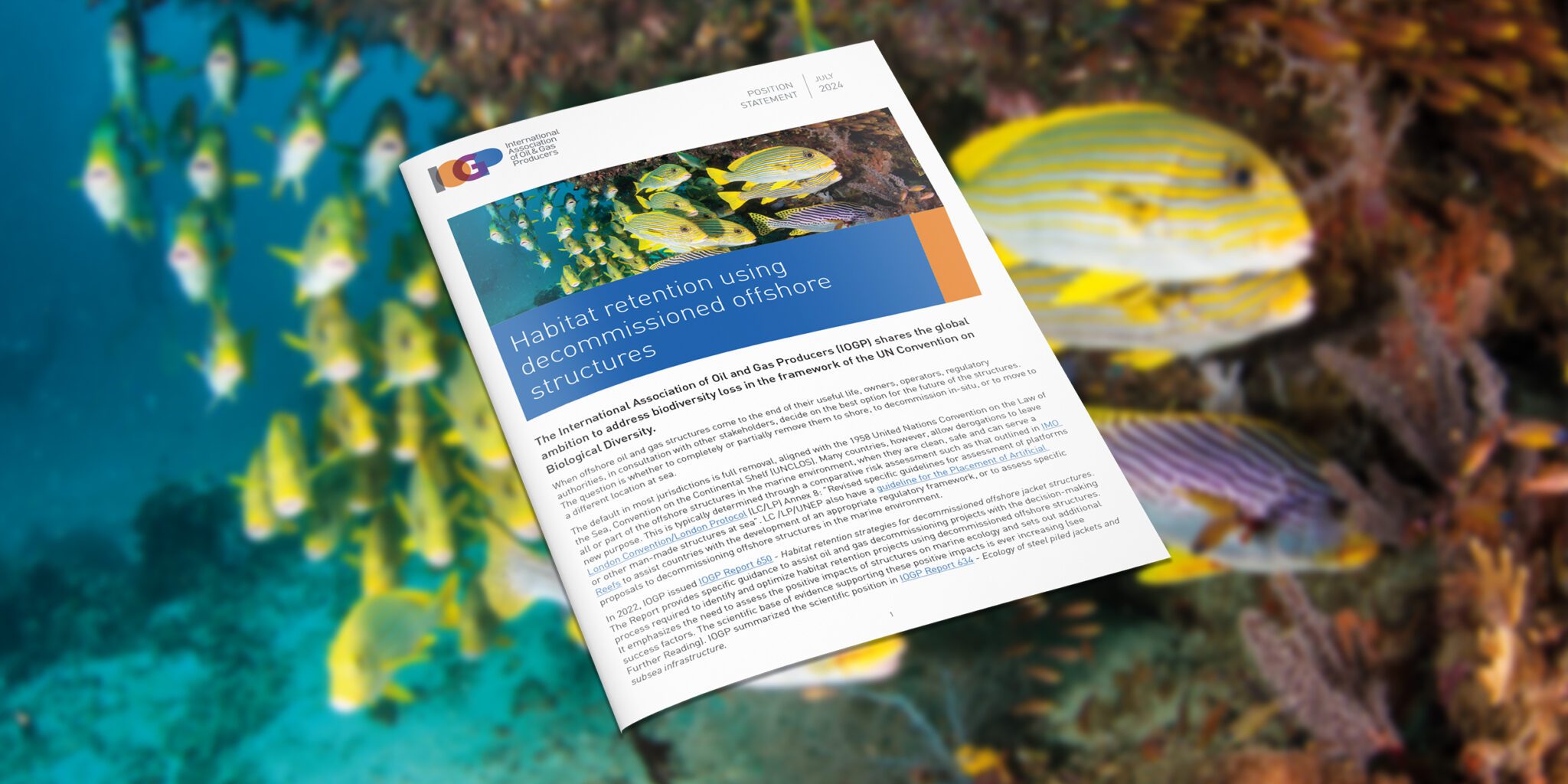 Habitat retention using decommissioned offshore structures